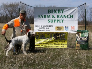 Gary Byfield and Buddy finished first place in the Open Category.